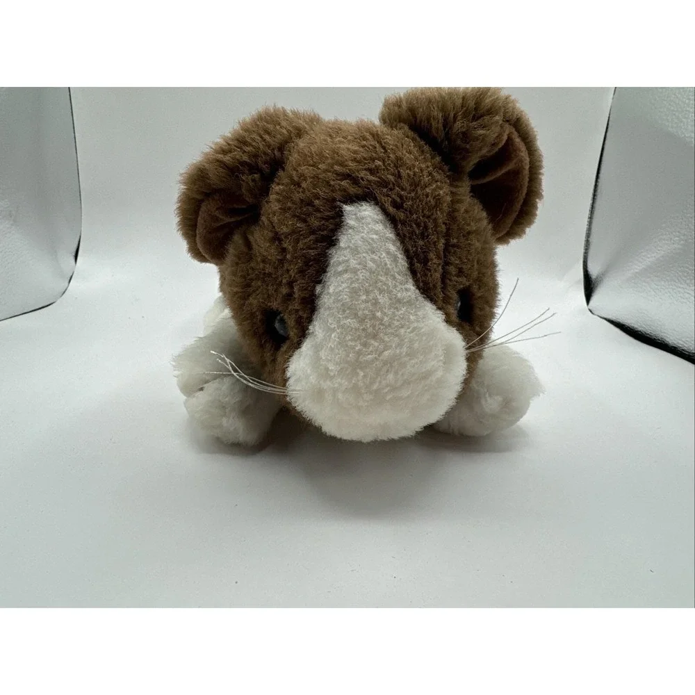 Vintage Cascade Toy‎ Rabbit Hand Puppet Brown White Plush Bunny Stuffed Animal